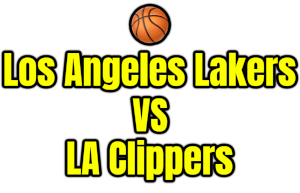 Los Angeles Lakers VS LA Clippers PNG