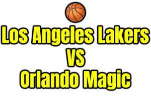 Los Angeles Lakers VS Orlando Magic PNG