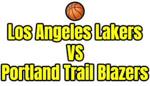 Los Angeles Lakers VS Portland Trail Blazers PNG