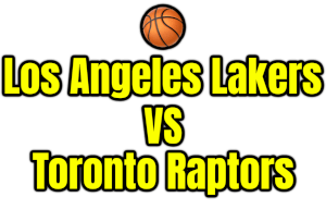Los Angeles Lakers VS Toronto Raptors PNG