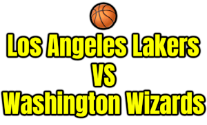 Los Angeles Lakers VS Washington Wizards PNG