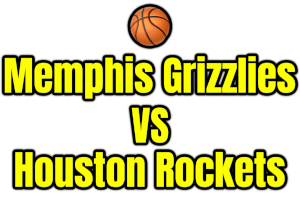 Memphis Grizzlies VS Houston Rockets PNG