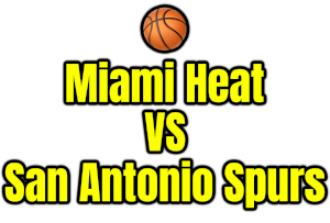 Miami Heat VS San Antonio Spurs PNG