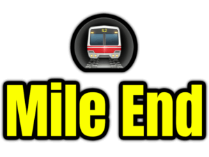 Mile End  London Underground Station Logo PNG