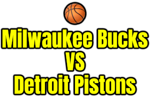 Milwaukee Bucks VS Detroit Pistons PNG