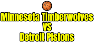 Minnesota Timberwolves VS Detroit Pistons PNG