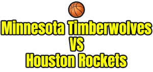 Minnesota Timberwolves VS Houston Rockets PNG