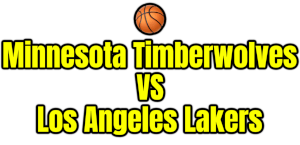 Minnesota Timberwolves VS Los Angeles Lakers PNG