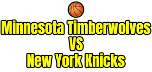 Minnesota Timberwolves VS New York Knicks PNG