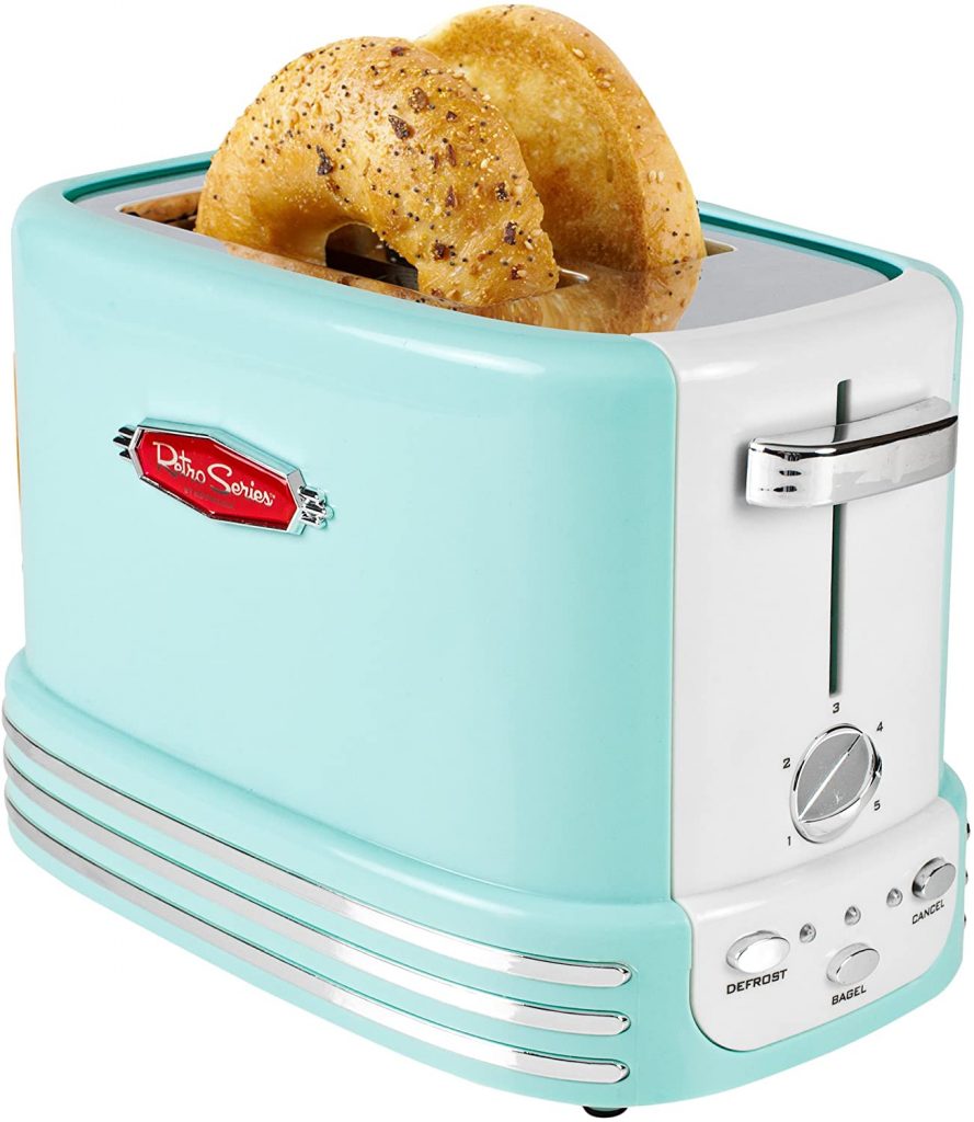 Nostalgia RTOS200AQ New and Improved Retro Wide 2 Slice Toaster