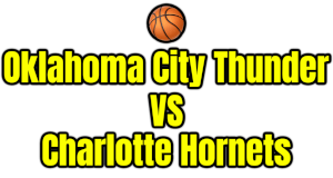 Oklahoma City Thunder VS Charlotte Hornets PNG