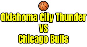 Oklahoma City Thunder VS Chicago Bulls PNG