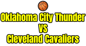 Oklahoma City Thunder VS Cleveland Cavaliers PNG