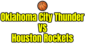 Oklahoma City Thunder VS Houston Rockets PNG