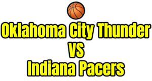 Oklahoma City Thunder VS Indiana Pacers PNG