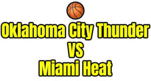 Oklahoma City Thunder VS Miami Heat PNG
