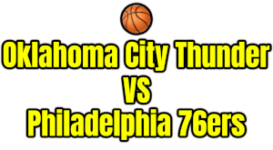 Oklahoma City Thunder VS Philadelphia 76ers PNG