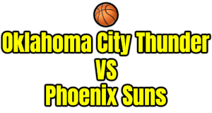 Oklahoma City Thunder VS Phoenix Suns PNG