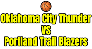 Oklahoma City Thunder VS Portland Trail Blazers PNG