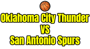 Oklahoma City Thunder VS San Antonio Spurs PNG