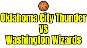 Oklahoma City Thunder VS Washington Wizards PNG