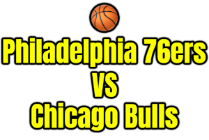 Philadelphia 76ers VS Chicago Bulls PNG