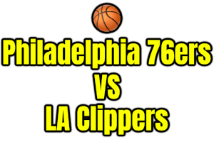 Philadelphia 76ers VS LA Clippers PNG