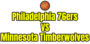 Philadelphia 76ers VS Minnesota Timberwolves PNG