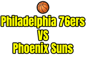Philadelphia 76ers VS Phoenix Suns PNG