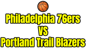 Philadelphia 76ers VS Portland Trail Blazers PNG