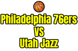 Philadelphia 76ers VS Utah Jazz PNG
