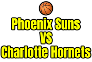 Phoenix Suns VS Charlotte Hornets PNG