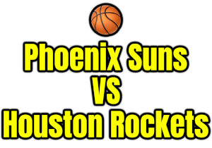 Phoenix Suns VS Houston Rockets PNG