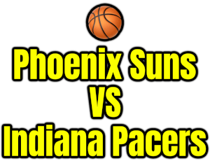 Phoenix Suns VS Indiana Pacers PNG