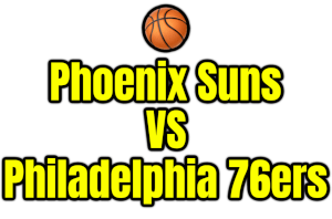 Phoenix Suns VS Philadelphia 76ers PNG