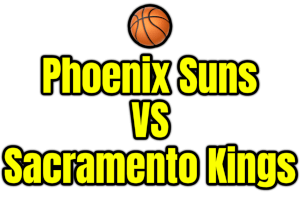 Phoenix Suns VS Sacramento Kings PNG