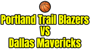 Portland Trail Blazers VS Dallas Mavericks PNG
