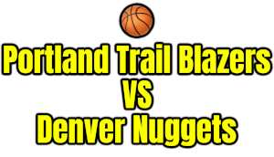 Portland Trail Blazers VS Denver Nuggets PNG