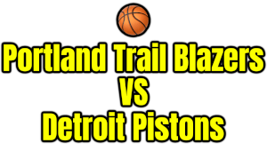 Portland Trail Blazers VS Detroit Pistons PNG