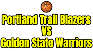 Portland Trail Blazers VS Golden State Warriors PNG