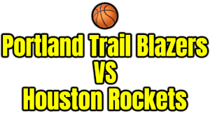 Portland Trail Blazers VS Houston Rockets PNG