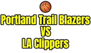 Portland Trail Blazers VS LA Clippers PNG