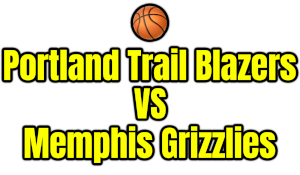 Portland Trail Blazers VS Memphis Grizzlies PNG
