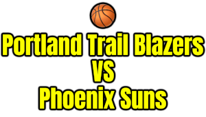 Portland Trail Blazers VS Phoenix Suns PNG