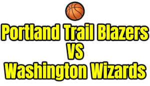 Portland Trail Blazers VS Washington Wizards PNG
