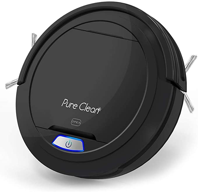 Pure Clean Robot Vacuum Cleaner - Upgraded Lithium Battery 90 Min Run Time