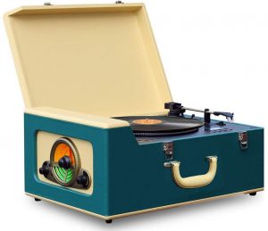 Pyle Vintage Turntable Record Player