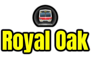 Royal Oak  London Underground Station Logo PNG