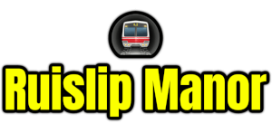 Ruislip Manor  London Underground Station Logo PNG