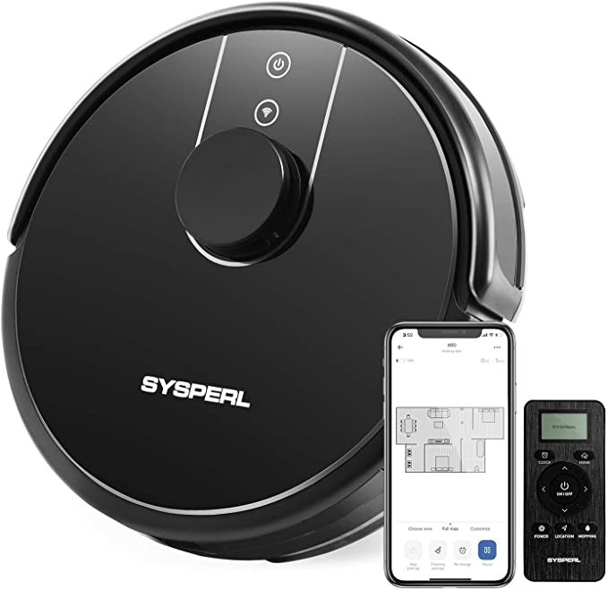 SYSPERL X60 Robot Vacuum and Mop